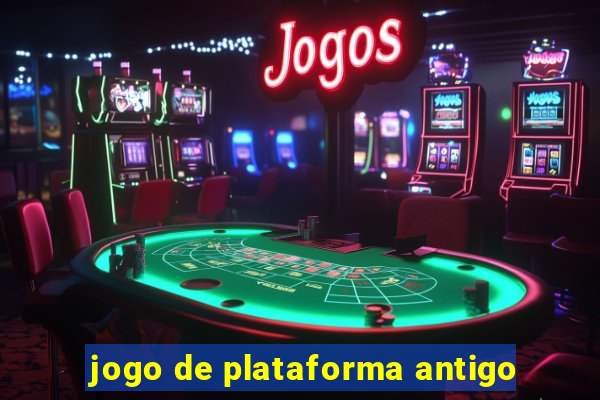 jogo de plataforma antigo